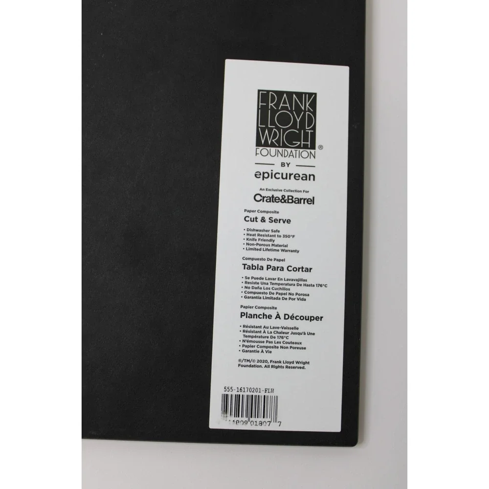 Epicurean Frank Lloyd Wright Cutting Board Large 16.75” X 16